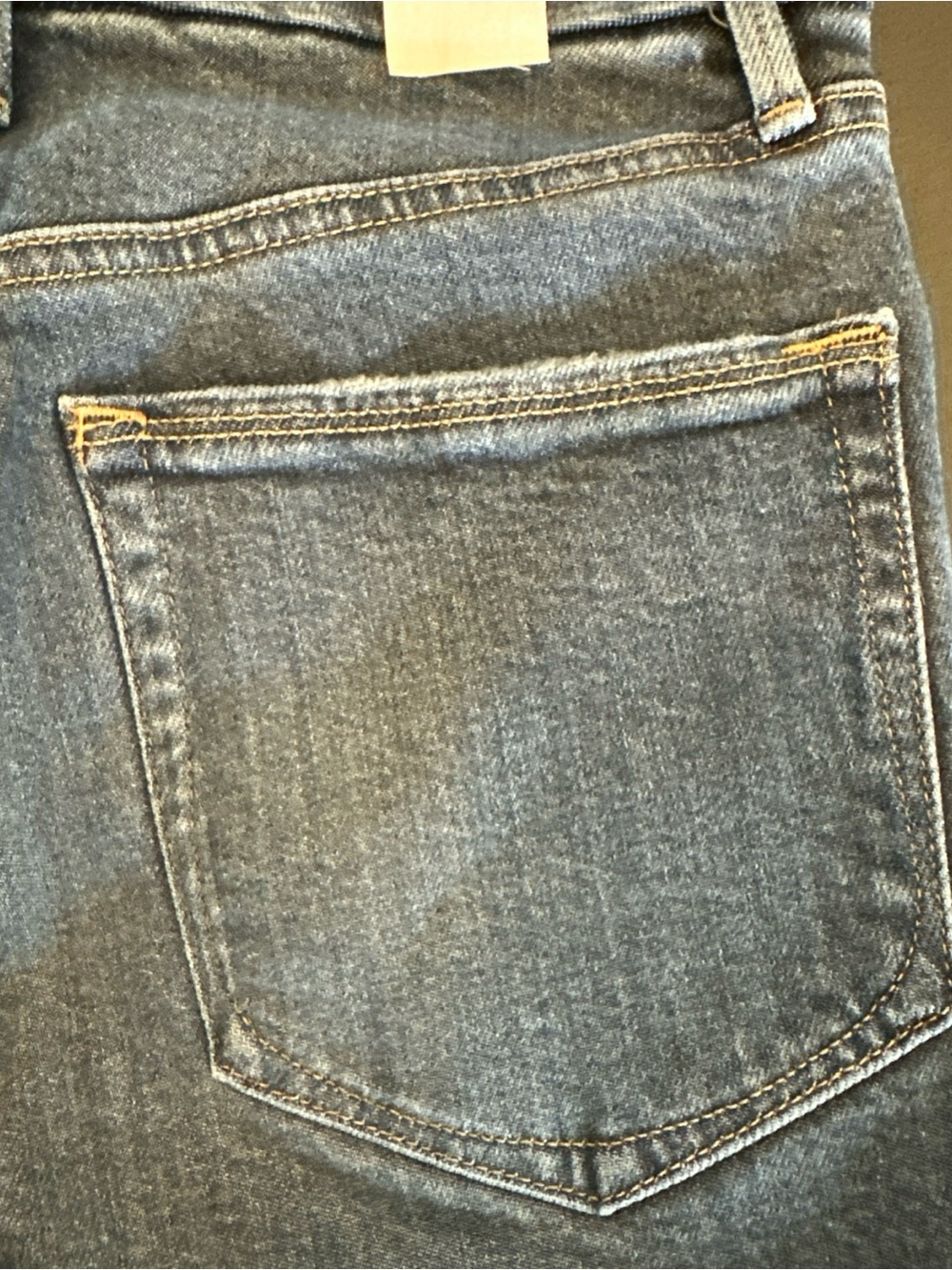Good American Good Legs Straight Jeans Deep V Indigo GLSDV220T Size 2/26 - Picture 8 of 8